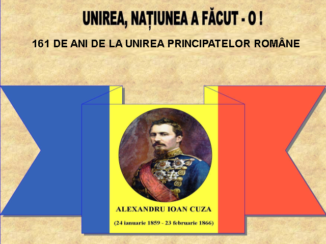 Romanians celebrate the Union of the Principalities