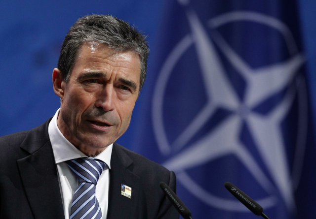 Anders Fogh Rasmussen à Bucarest