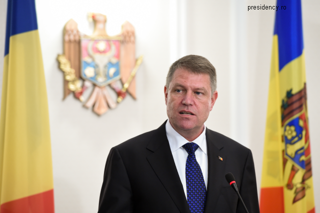 The President of Romania in Chisinau