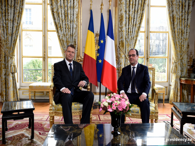 Iohannis und Hollande wollen strategische Partnerschaft vertiefen