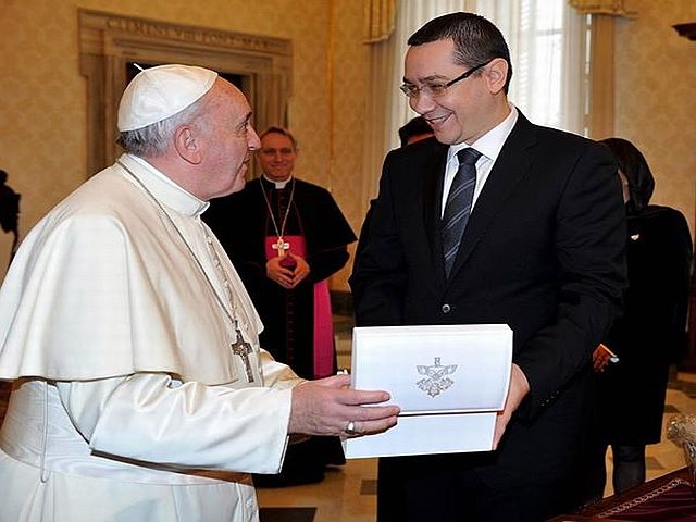 Romania – Santa Sede: il premier Victor Ponta da Papa Francesco