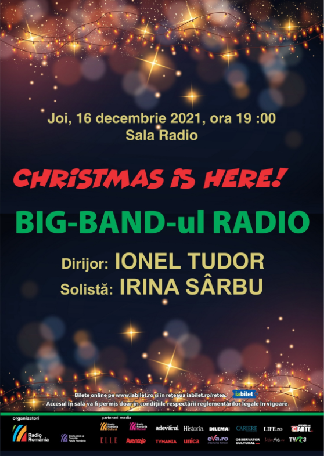 Concert de Crăciun cu Irina Sârbu și Big Band-ul Radio