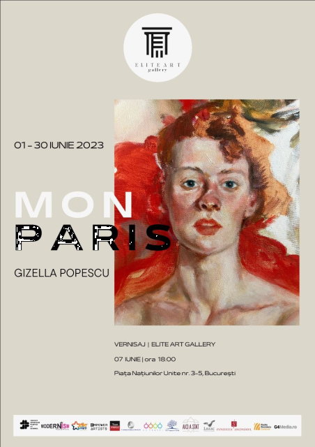 Gizella Popescu – “Mon Paris” la Elite Art Gallery