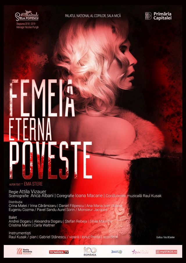 Femeia, eterna poveste în premieră la Teatrul “Stela Popescu”