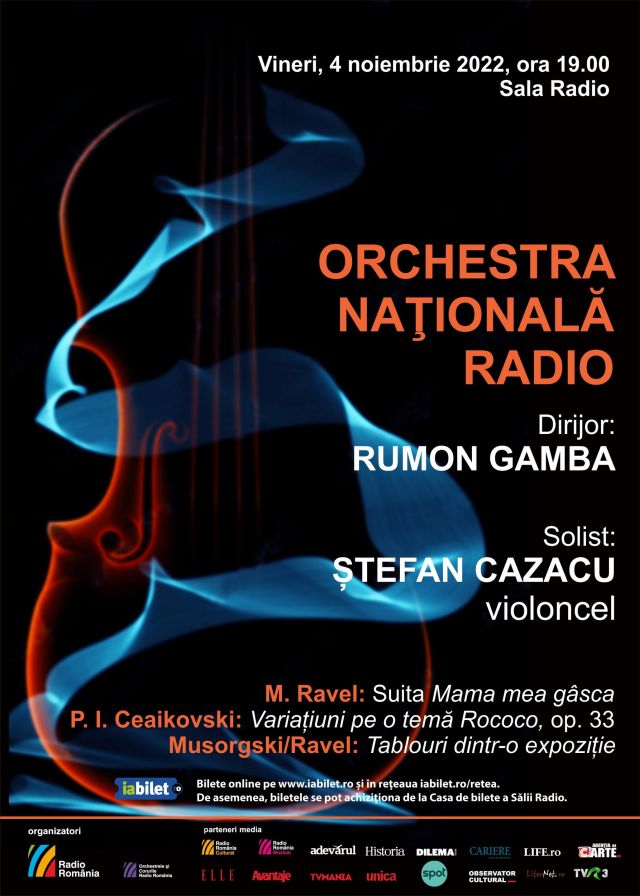 Ceaikovski la Sala Radio, cu violoncelistul Ștefan Cazacu