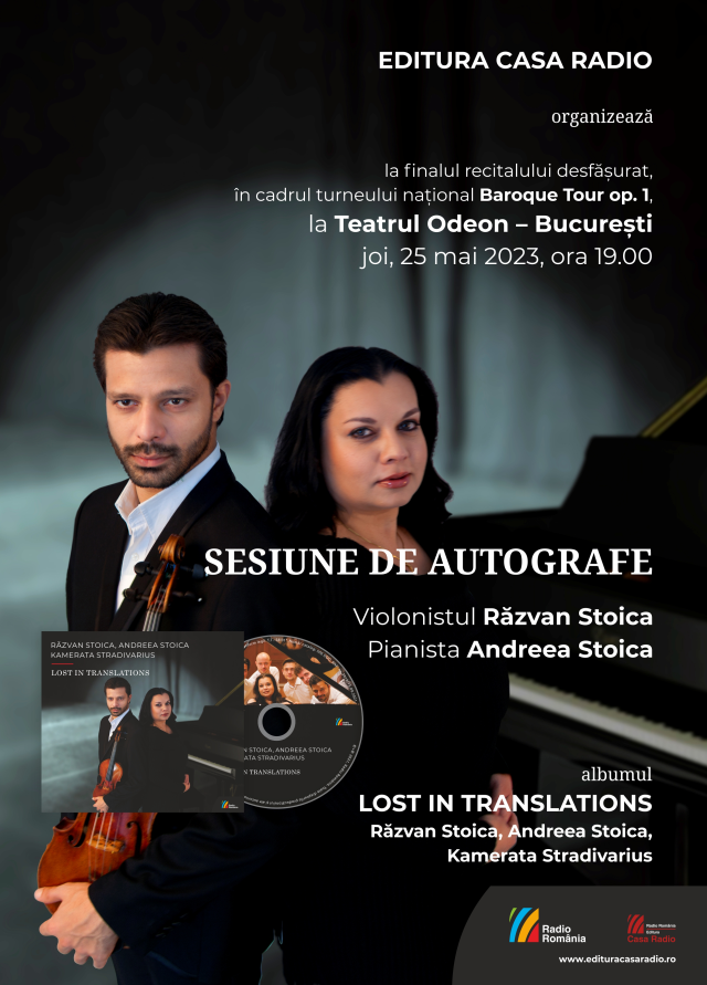 Sesiune de autografe Răzvan Stoica – Andreea Stoica pe albumul Lost in Translations