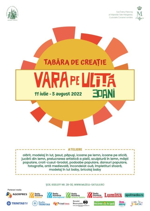 Eveniment cultural – Tabăra de creaţie „Vara pe uliță”