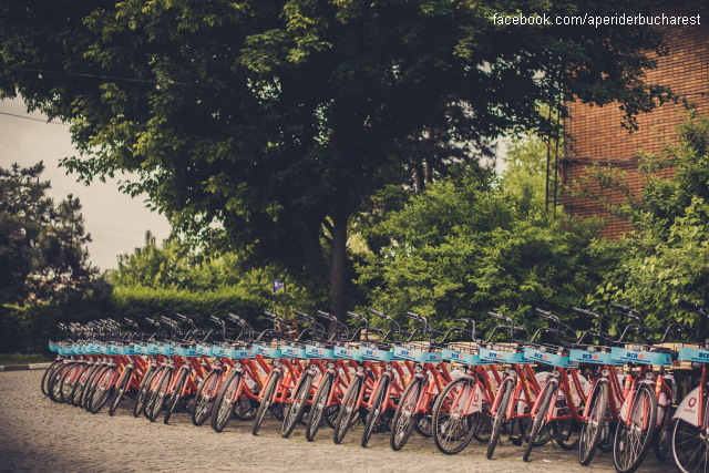 Location de vélo par mobile à Bucarest