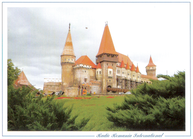 QSL 8 / 2014: Corviner Burg in Hunedoara (Eisenmarkt)