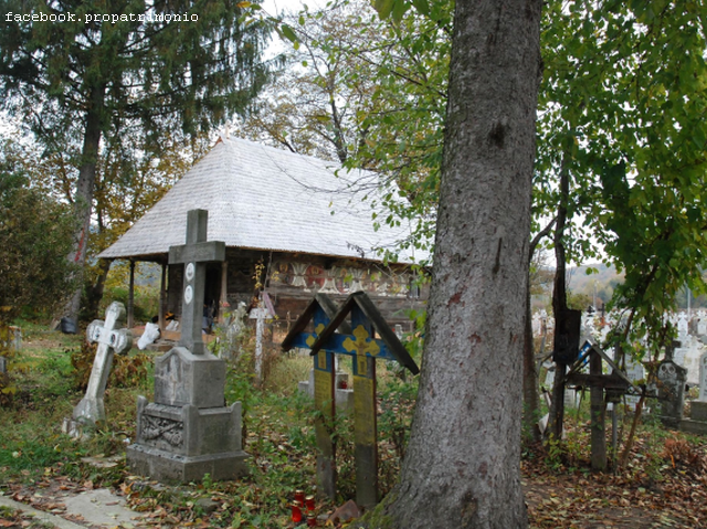 La chiesa di legno del villaggio di Urși