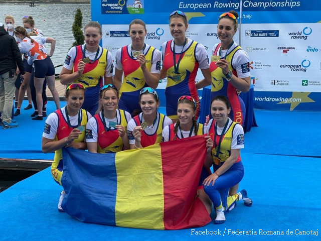 Canottaggio: Romania vince oro e argento agli Europei di Varese