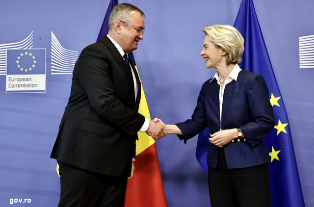 Romanian PM Ciucǎ in Brussels