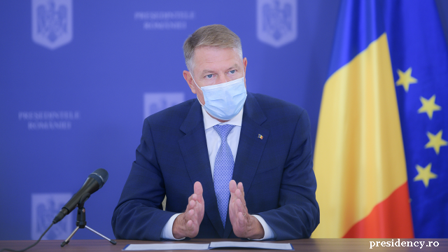 Klaus Iohannis, declaraţie de presă la Palatul Cotroceni