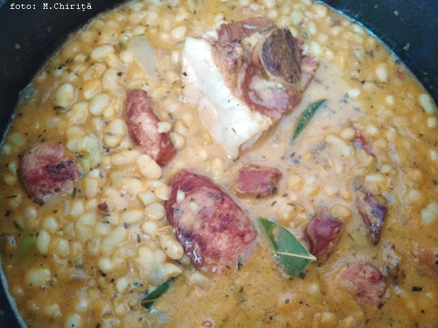 Cassoulet de jarret de porc fumé