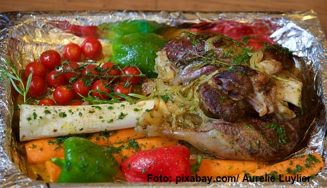 Côtelettes d’agneau aux légumes