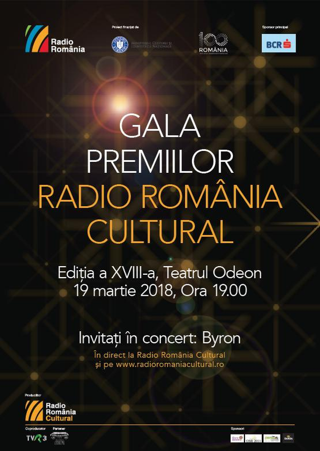 Concert acustic Byron, la Gala Premiilor Radio România Cultural 2018