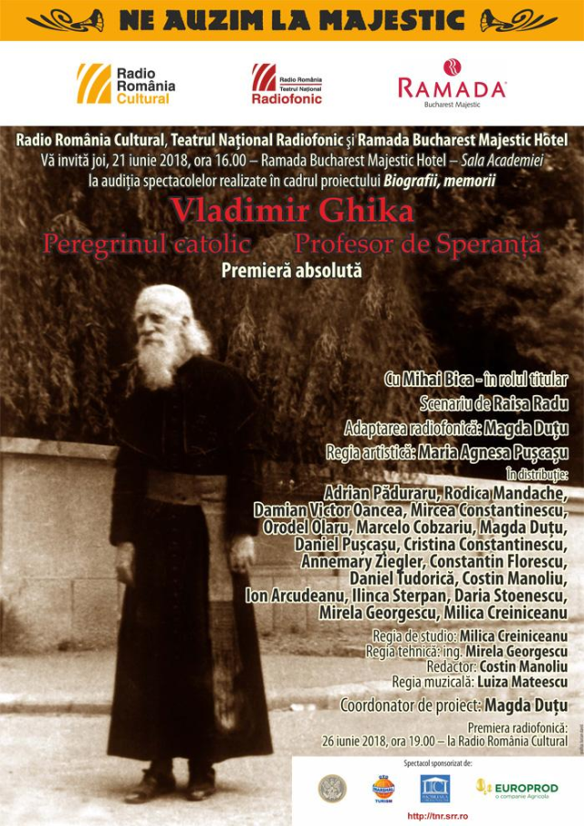 Vladimir Ghika: Prinţ, apostol şi martir al poporului român