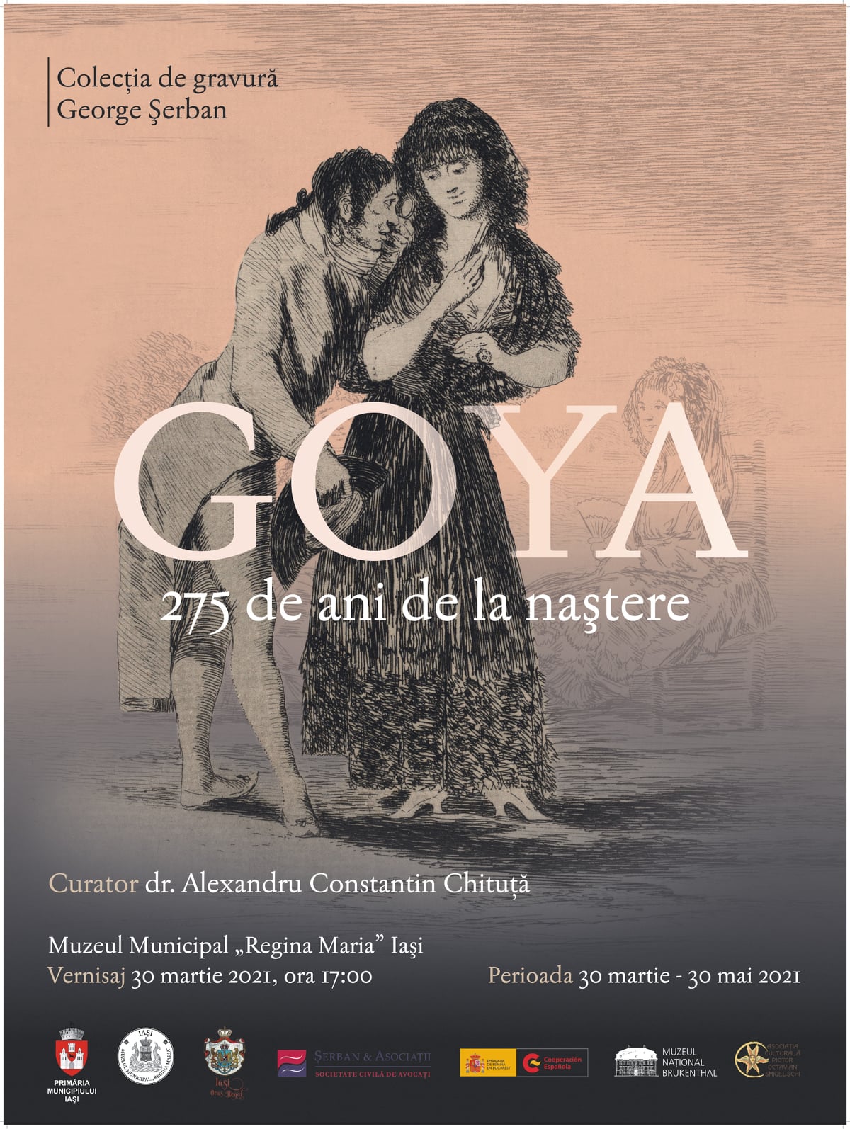 Exposición de grabados de Goya en Iași