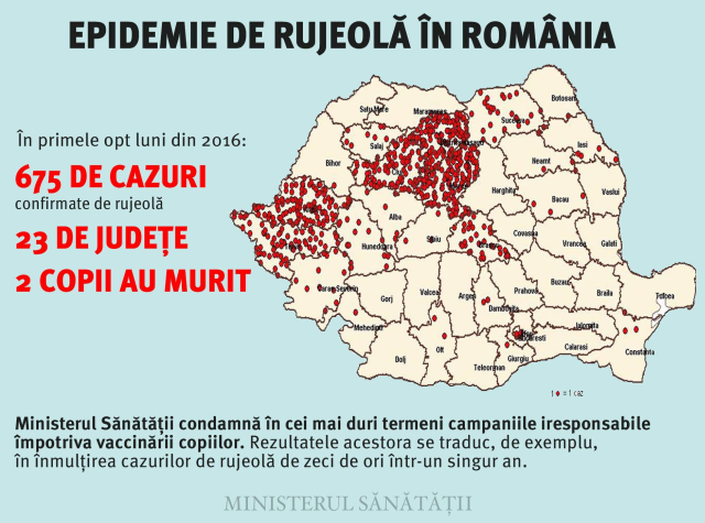 Rumänien von Masernepidemie betroffen