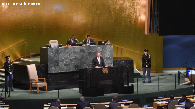 Discours du président roumain à l’ONU