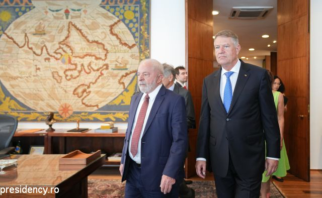 Der rumänische Präsident zu Besuch in Brasilien