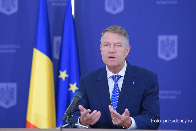 Preşedintele Klaus Iohannis, mesaj de Ziua Europei