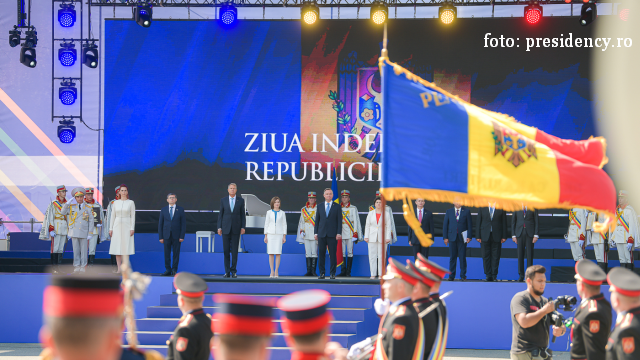 K. Iohannis la sărbătorirea a 30 de ani de independenţă a Rep. Moldova