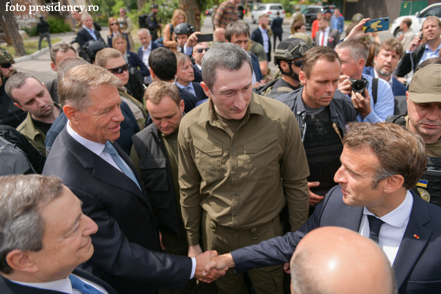 Romania’s president in Kyiv