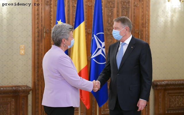 Klaus Iohannis, s-a întâlnit, luni, cu  Ylva Johansson, comisarul european pentru Afaceri Interne