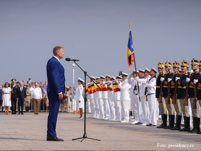 Declarații ale președintelui Iohannis cu ocazia Zilei Marinei Române