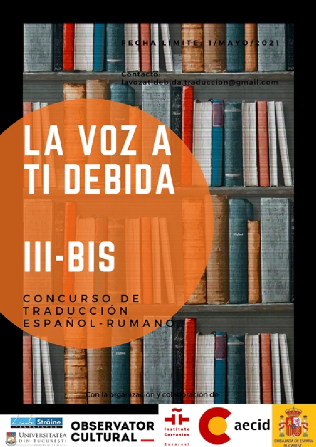 La voz a ti debida, un concurso de traducción del español al rumano