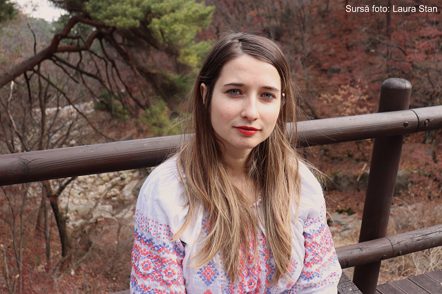 Laura Stan, coordinatrice de la Ligue des étudiants roumains de Corée du Sud