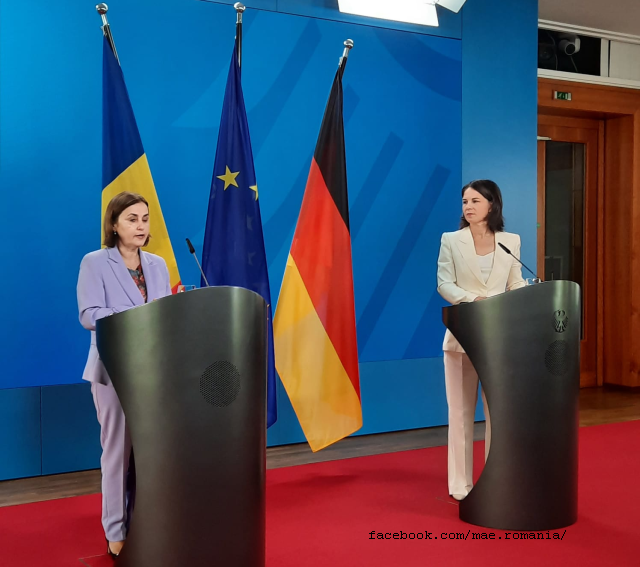 Ministrul român de  externe, Luminiţa Odobescu, a efectuat, luni, o vizită oficială la Berlin