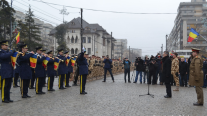 Ceremonia de repatriere a „Lupilor Negri”