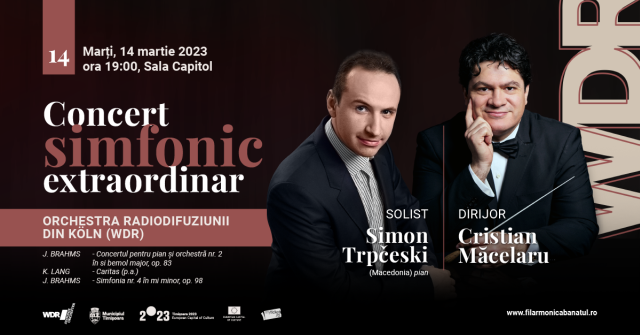 Cristian Măcelaru și Orchestra WDR – Timișoara, capitală culturală europeană, la RRM