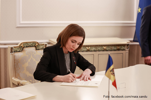 The Republic of Moldova signs up for EU accession