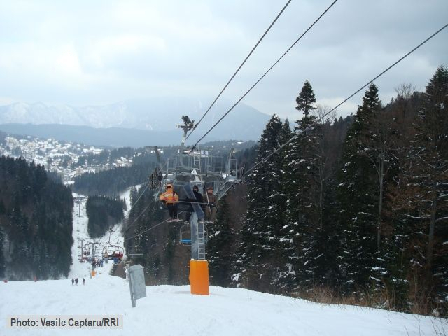 Sur les pistes de ski de Roumanie