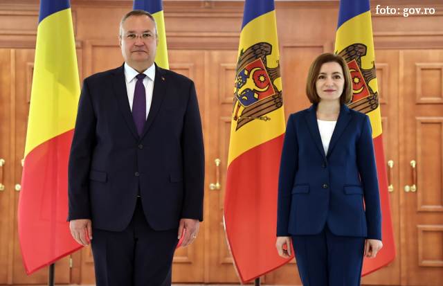 Le premier ministre roumain, en visite à Chisinau