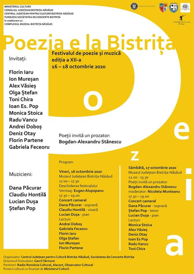 Festivalul de poezie și muzică “Poezia e la Bistrița”