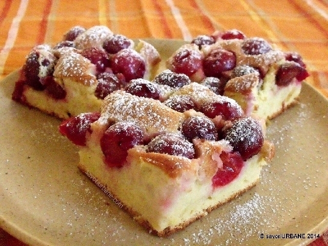 Le gâteau roumain aux griottes