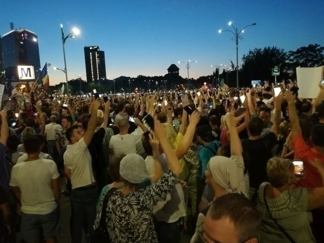 Protestkundgebung ohne Zwischenfälle am 10. August