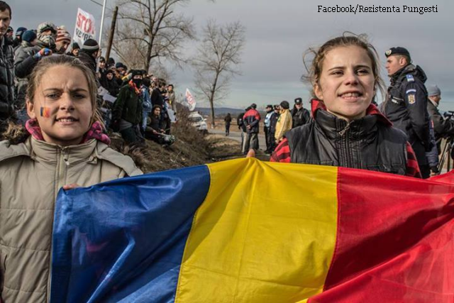 Rumänen protestieren weiterhin gegen Schiefergasförderung