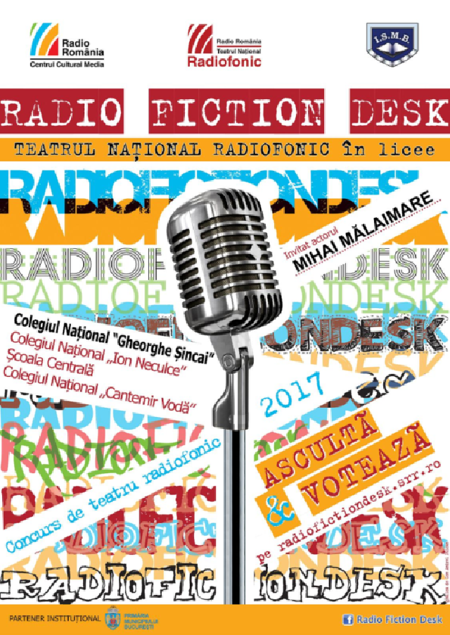 Radio Fiction Desk – 2017, la Colegiul Naţional Gheorghe Şincai