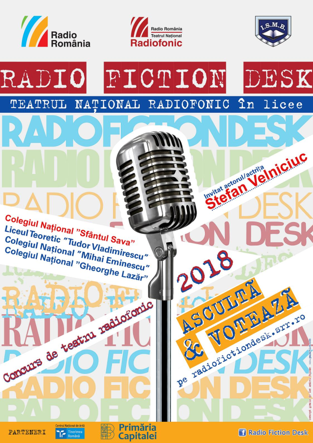 Radio Fiction Desk – 2018, la Colegiul Naţional Sfântul Sava