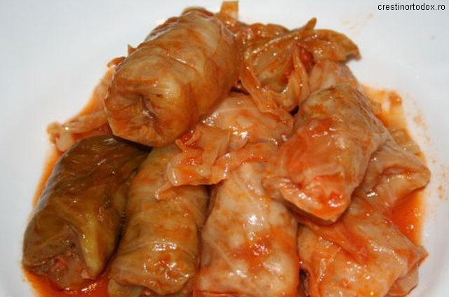 Stuffed cabbage for Lent