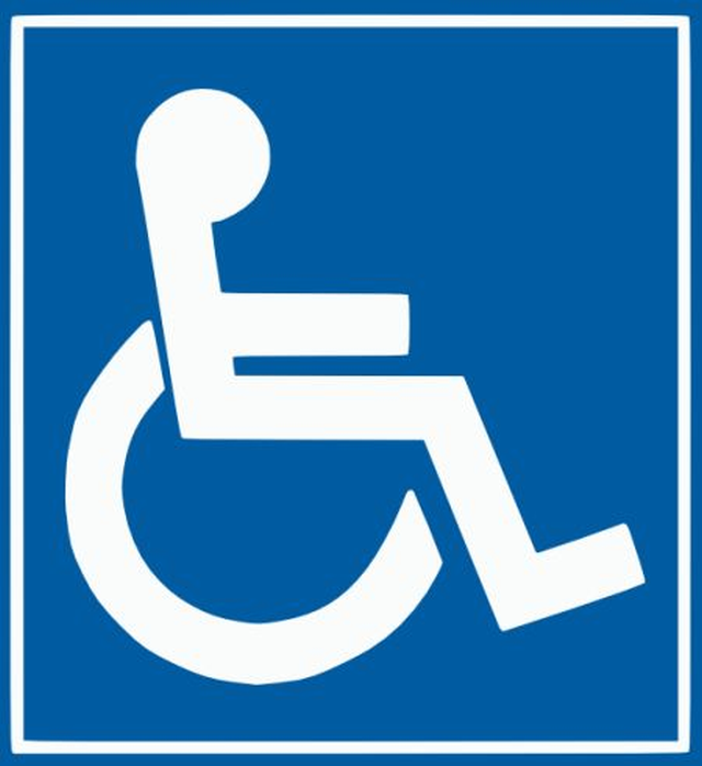 Parking lots for the disabled