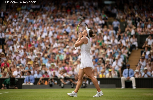 Tennis: Rumänin Simona Halep spielt im Wimbledon-Finale