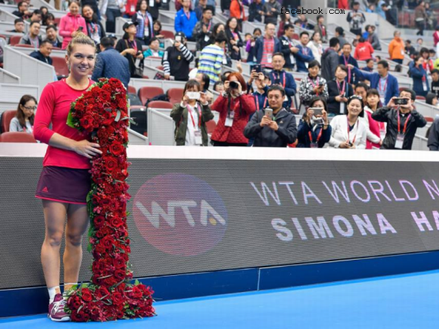 Simona Halep, numărul unu în tenisul mondial