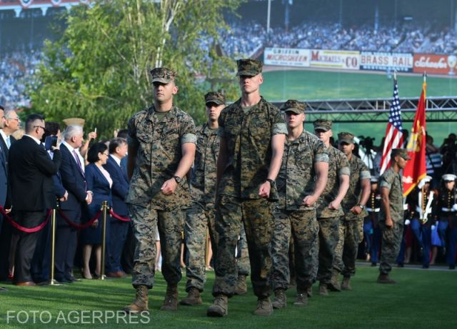 The first 100 US military arrive in Romania