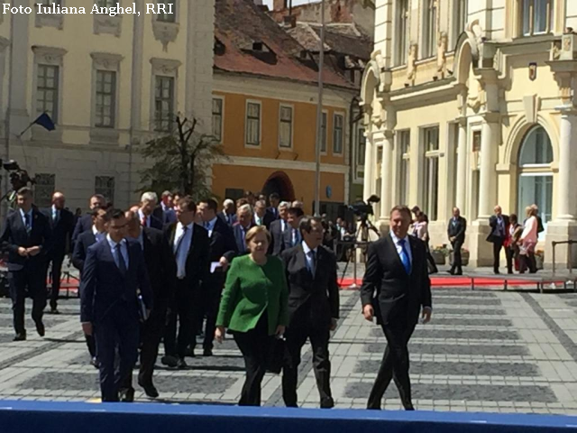 L’engagement pour l’Europe, renouvelé à Sibiu